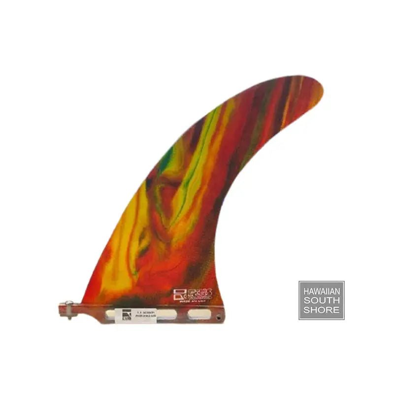 Fins Unlimited Dale Dobson Performance 9.5 Rasta Red Yellow Green