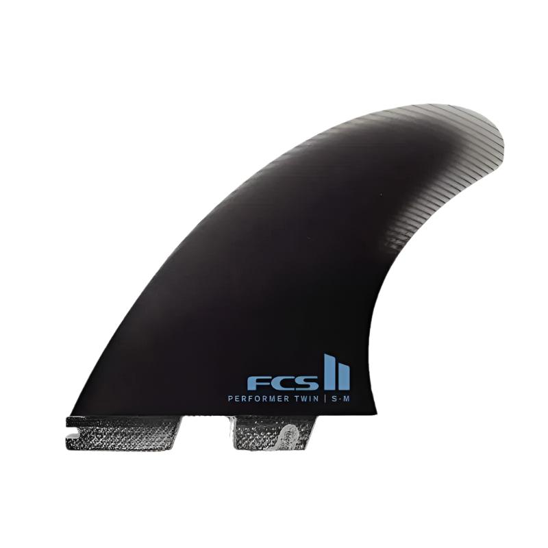 FCS II PERFORMER TWIN + 1 FIN SET S-M BLACK | Hawaiian South Shore