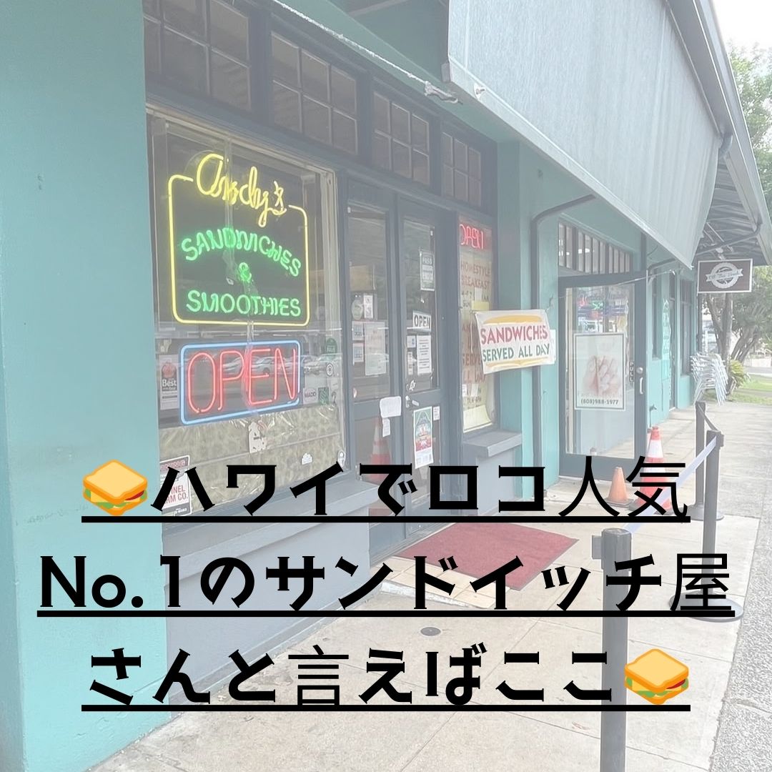 🥪ハワイでロコ人気No.1のサンドイッチ屋さんと言えばここ🥪