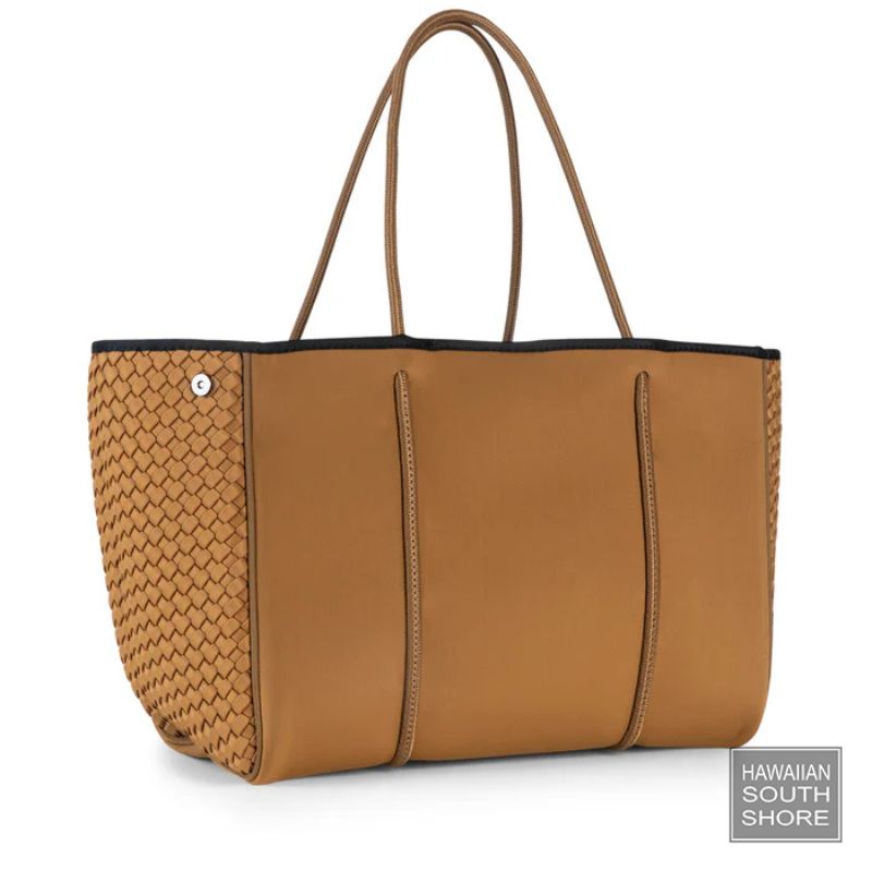 HA Bag Grayson Tote Bag Camel Woven - BAG - [Surfboards Surf Shop and Clothing Boutique Honolulu]