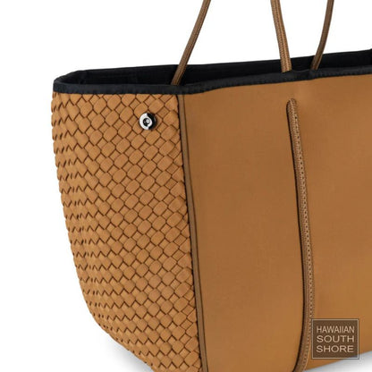 HA Bag Grayson Tote Bag Camel Woven - BAG - [Surfboards Surf Shop and Clothing Boutique Honolulu]