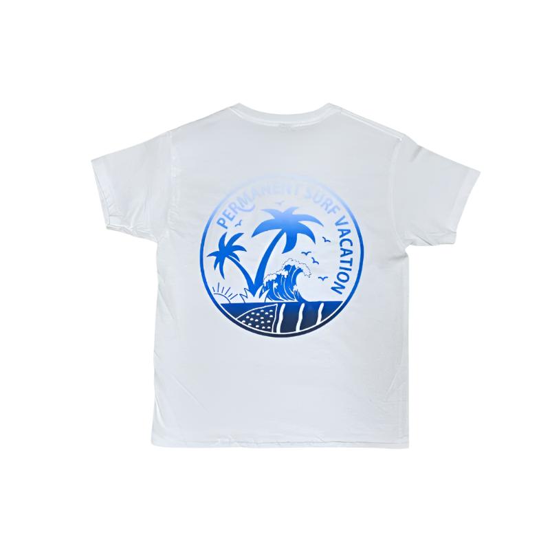 Aloha Days Kids Tee Aloha Vacation (Med/Large) Blue - CLOTHING - [Surfboards Surf Shop and Clothing Boutique Honolulu]