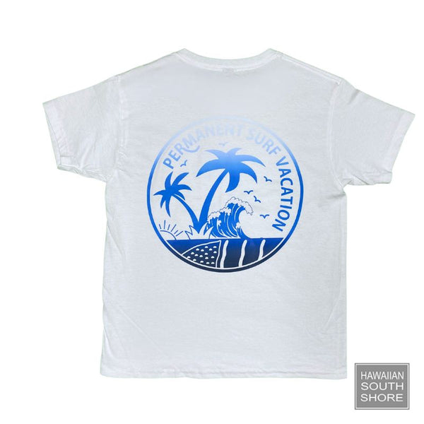 Aloha Days T-Shirt Aloha Vacation (Small-XLarge) Blue - CLOTHING - [Surfboards Surf Shop and Clothing Boutique Honolulu]