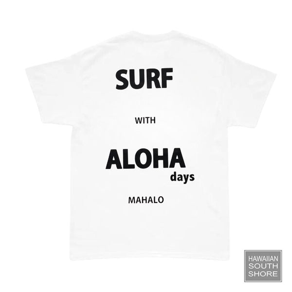 Aloha Days SHAKA LTD. Made in Hawaii S-XL White - CLOTHING - [Surfboards Surf Shop and Clothing Boutique Honolulu]