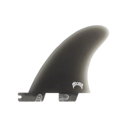 FCS II MATT BIOLOS Spit Keel Quad Fin Performance Glass Smoke