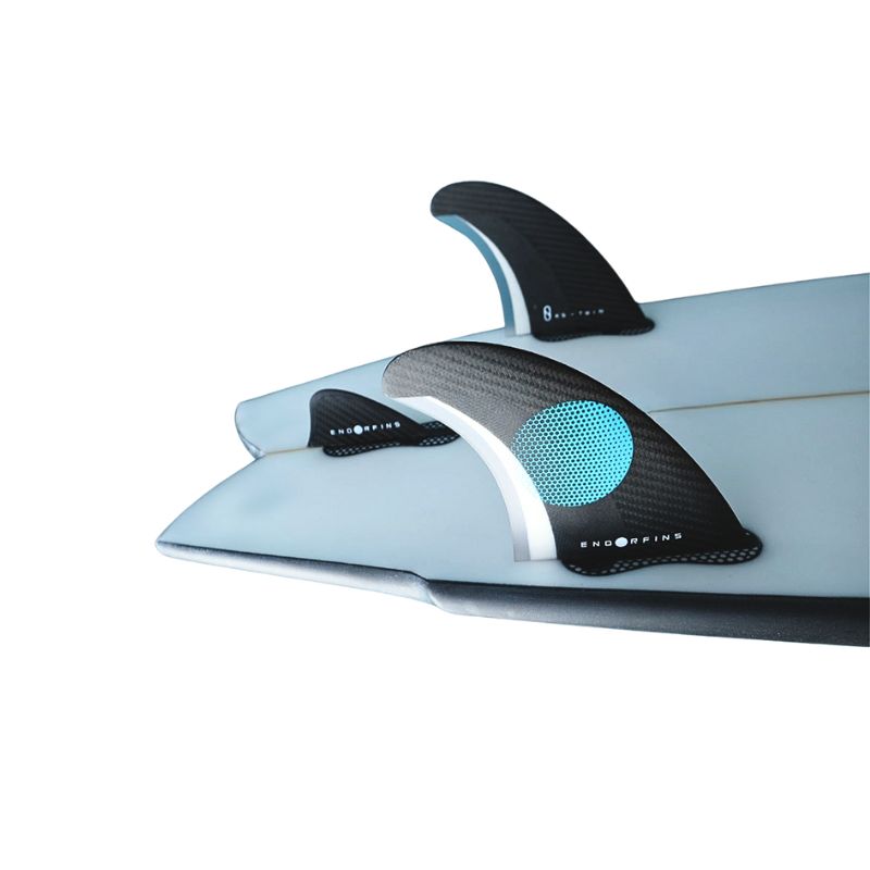 ENDORFINS Kelly Slater TWIN+2 FCS Compatible Black Blue - SURF ACC >> FIN >> SB >> ENDORFIN - [Surfboards Surf Shop and Clothing Boutique Honolulu]