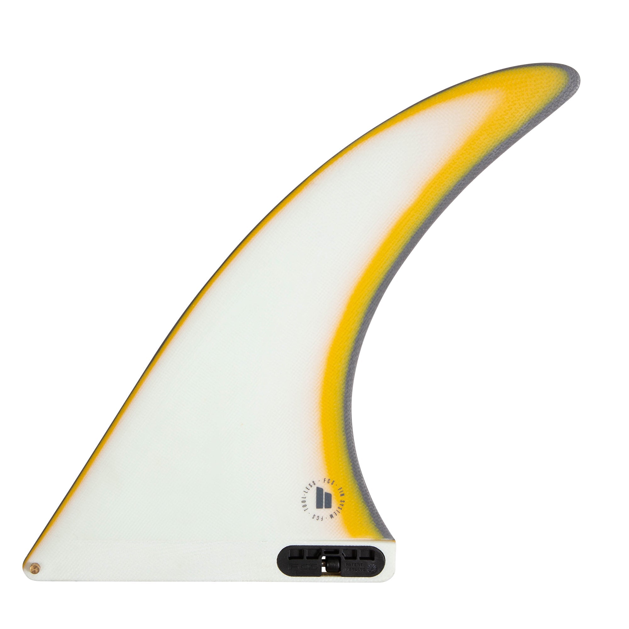 FCS II Flow II Longboard Fin (For Online Purchase Only) - Mango /  Performance Glass / 8.5