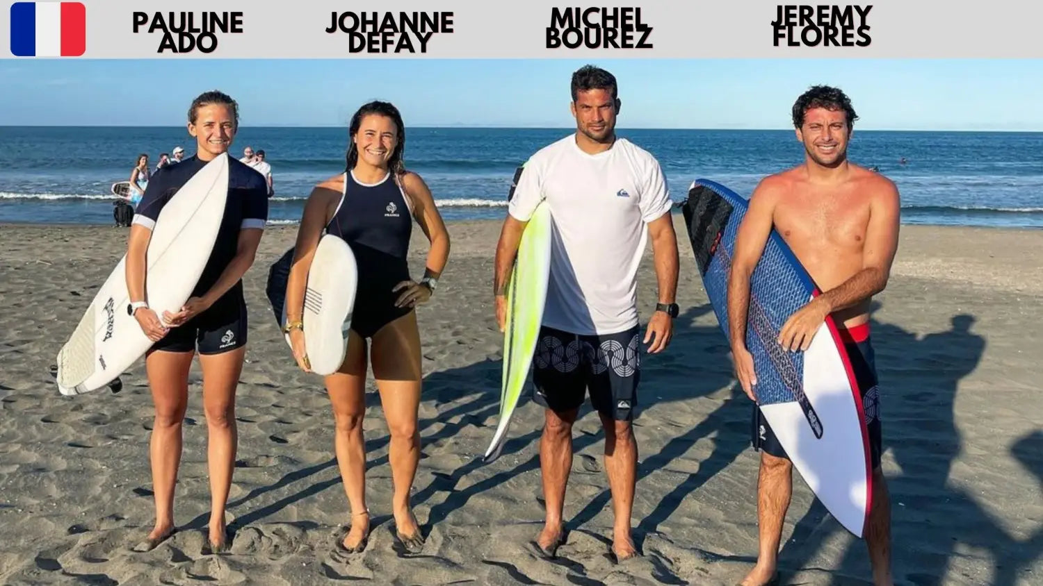 TOKYO OLYMPICS 2021 SURFING TEAM FRANCE