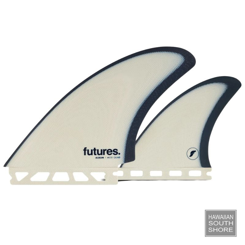 FUTURES Album Mod Quad Fin Fiberglass Blue Grey - SHOP SURF ACC. - [Surfboards Surf Shop and Clothing Boutique Honolulu]