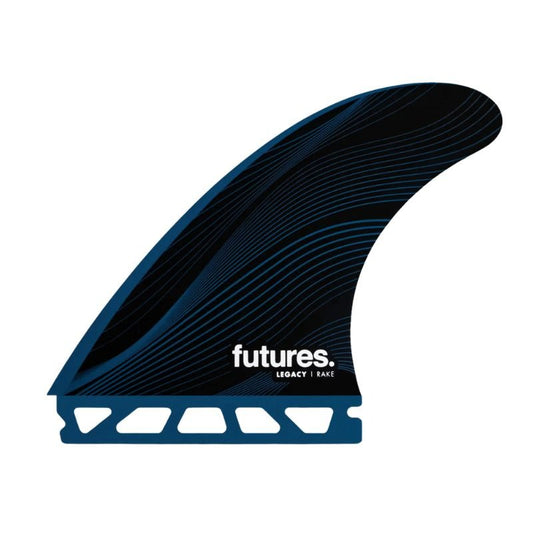 FUTURES R8 3 Fins Honeycomb Rake Template Teal Black - SHOP SURF ACC. - [Surfboards Surf Shop and Clothing Boutique Honolulu]