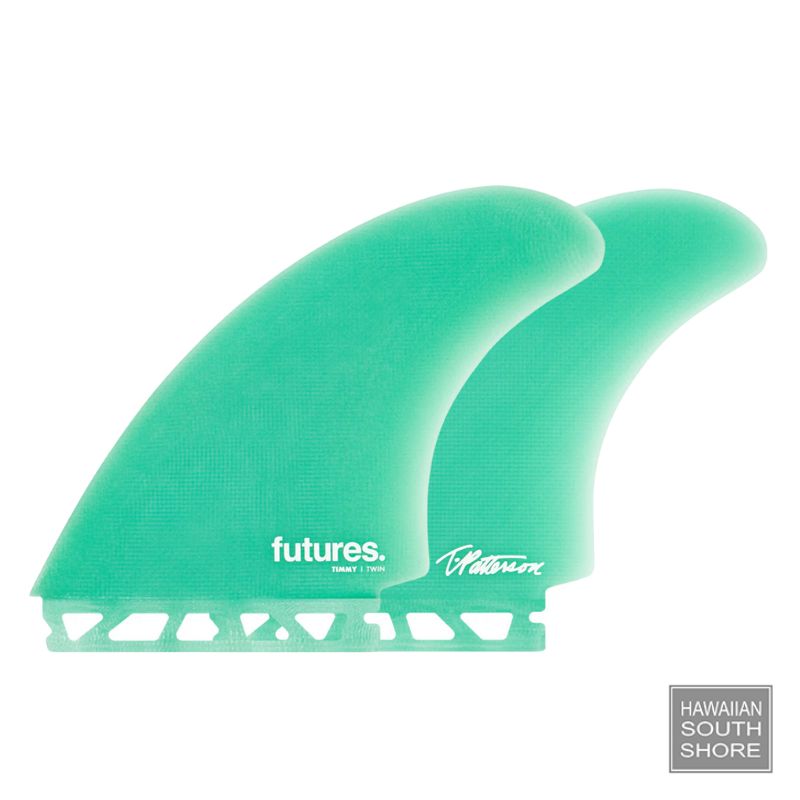 FUTURES Timmy Patterson Twin Fin Fiberglass Teal - SHOP SURF ACC. - [Surfboards Surf Shop and Clothing Boutique Honolulu]