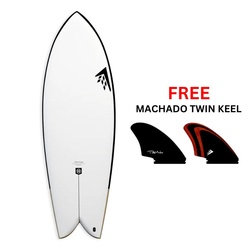 FIREWIRE TOO FISH (5&#39;0-5&#39;9) FUTURES Helium 2 Black Rail