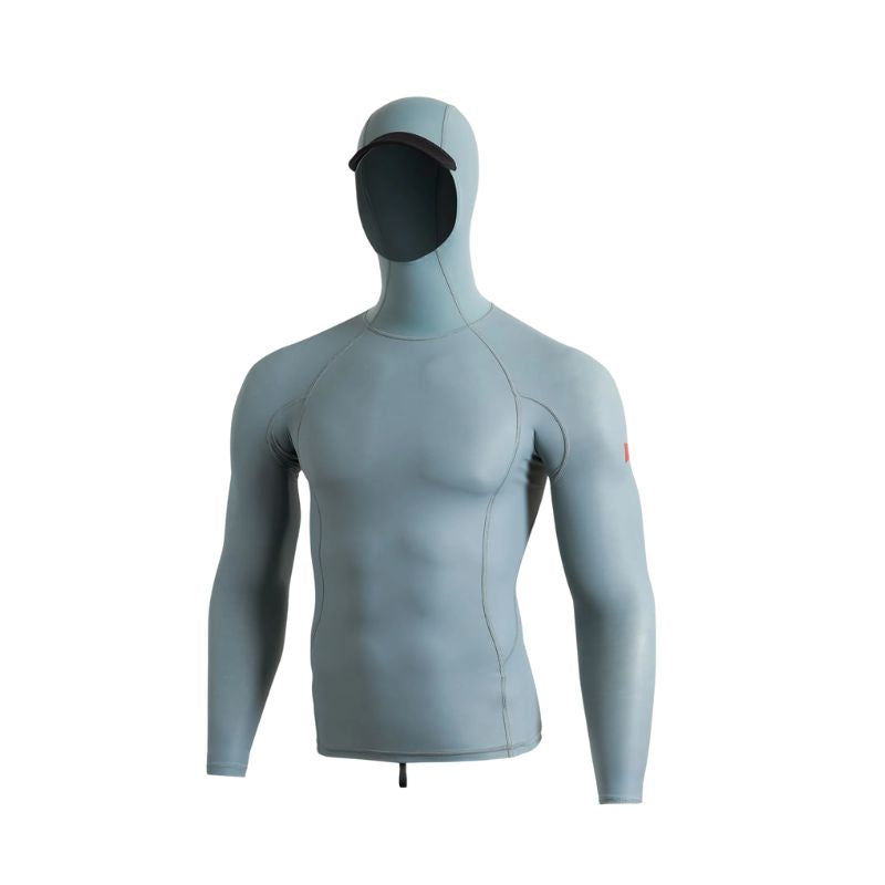 Florence Marine X Rashguard WINDSHIELD Long Sleeves (Small-XLarge) Light Sea Blue - CLOTHING - [Surfboards Surf Shop and Clothing Boutique Honolulu]