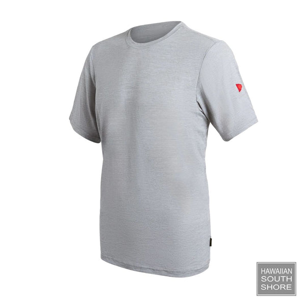 Florence Marine X T-Shirt Airtex Short Sleeve (Small-Medium) Light Heather Grey - CLOTHING - [Surfboards Surf Shop and Clothing Boutique Honolulu]