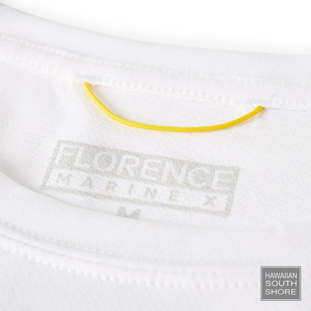 Florence Marine X T-Shirt Airtex Short Sleeve (Small-Large) White - CLOTHING - [Surfboards Surf Shop and Clothing Boutique Honolulu]