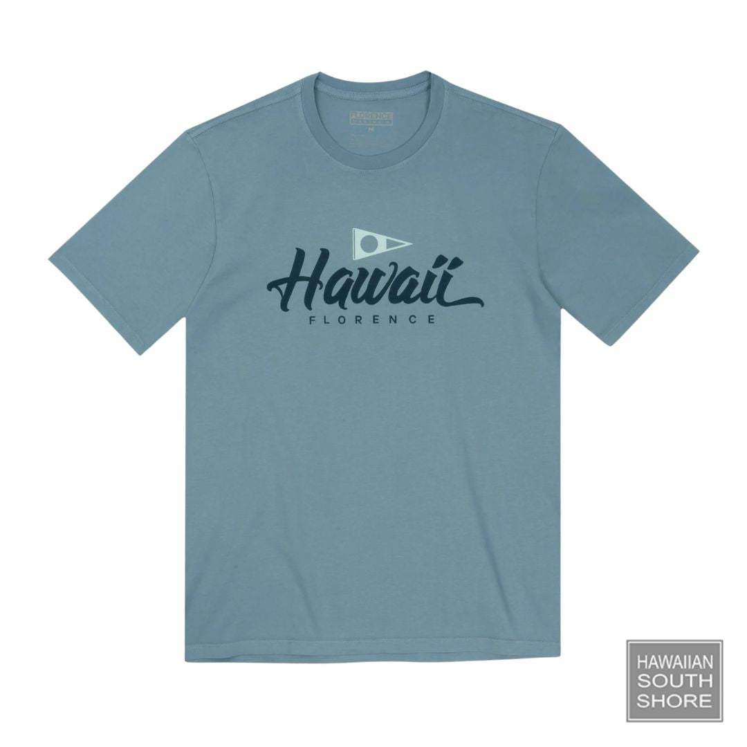 Florence Marine X T-Shirt Island Script (Small-XLarge) Citadel - CLOTHING - [Surfboards Surf Shop and Clothing Boutique Honolulu]