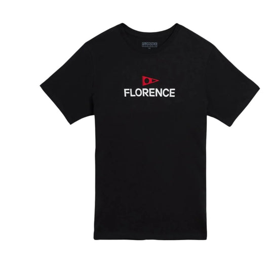 Florence Marine X T-Shirt Logo (Small- XXLarge) Black - CLOTHING - [Surfboards Surf Shop and Clothing Boutique Honolulu]