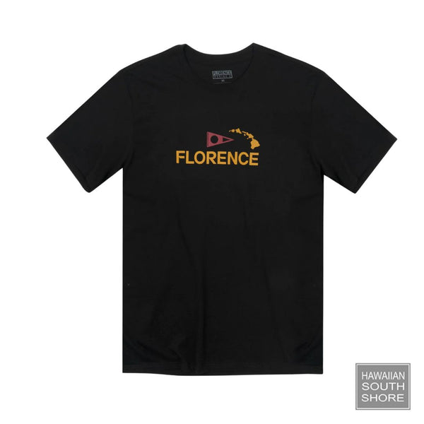 Florence Marine X T-Shirt Logo Island Chain (Small-XLarge) Black