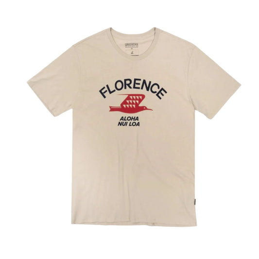 Florence Marine X T-Shirt IWA (Small-XLarge) Tan - CLOTHING - [Surfboards Surf Shop and Clothing Boutique Honolulu]