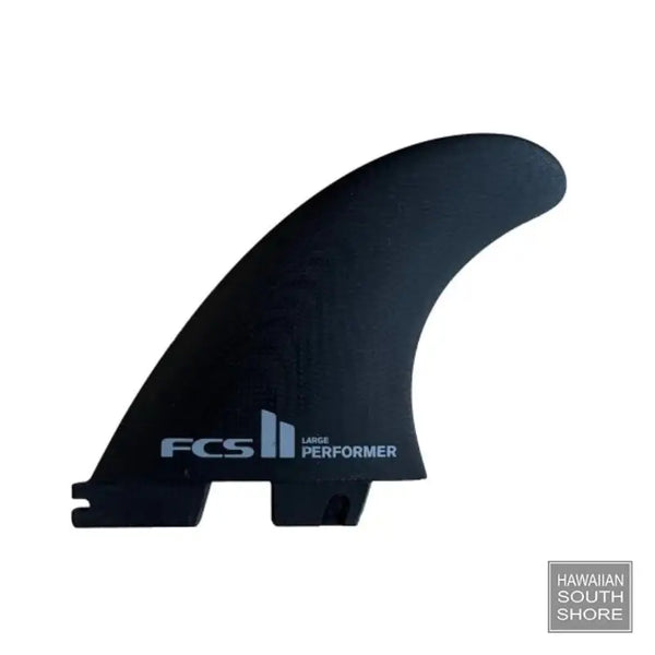 FCS II PERFORMER 3-Fin Performance Glass Large Performer Template Black