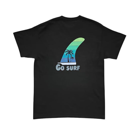 HawaiianSouthShore GO SURF Made in Hawaii (Small-XLarge) Black - CLOTHING - [Surfboards Surf Shop and Clothing Boutique Honolulu]