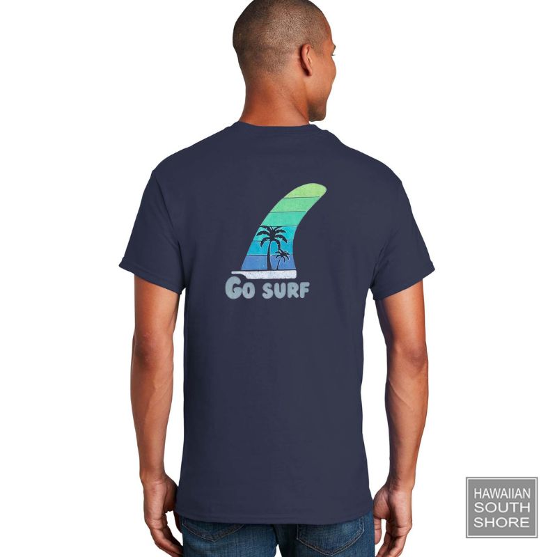 HawaiianSouthShore GO SURF Made in Hawaii (Small-XLarge) Navy