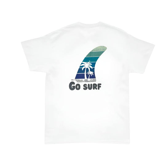 HawaiianSouthShore GO SURF Made in Hawaii (Small-XLarge) White - CLOTHING - [Surfboards Surf Shop and Clothing Boutique Honolulu]