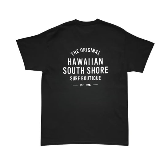 HawaiianSouthShore 1996 Tee Made in Hawaii (Small-2XLarge) Black - CLOTHING - [Surfboards Surf Shop and Clothing Boutique Honolulu]