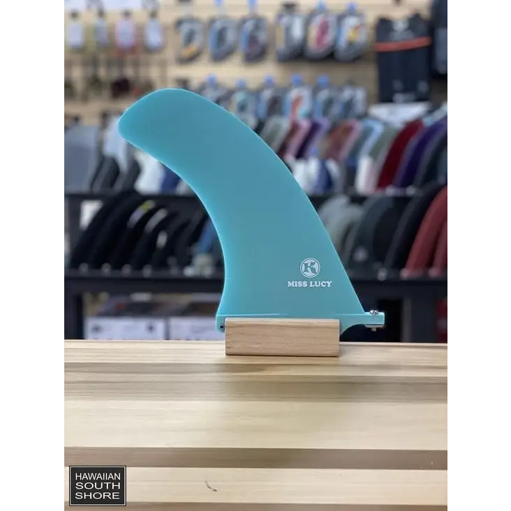 Kanoa Miss Lucy Fin Solid Teal-SHOP SURF ACC.-Fins Unlimited-[SURFBORDS HAWAII SURF SHOP]-HawaiianSouthShore