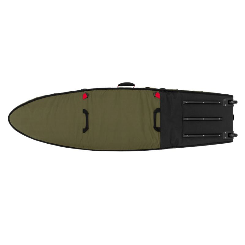 John John Florence Wheeled 4 Travel Bag (6'6-8'0) Olive - SHOP SURF ACC. - [Surfboards Surf Shop and Clothing Boutique Honolulu]