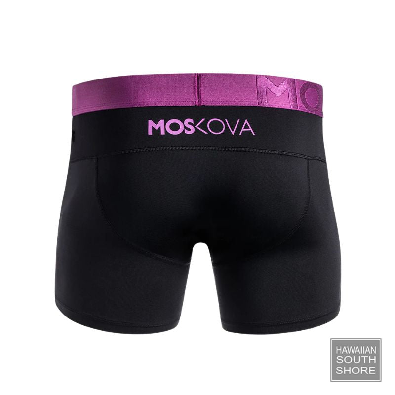 MOSKOVA BOXER M2 Cotton BJJ Dry(Small-XLarge) Black Purple - CLOTHING - [Surfboards Surf Shop and Clothing Boutique Honolulu]