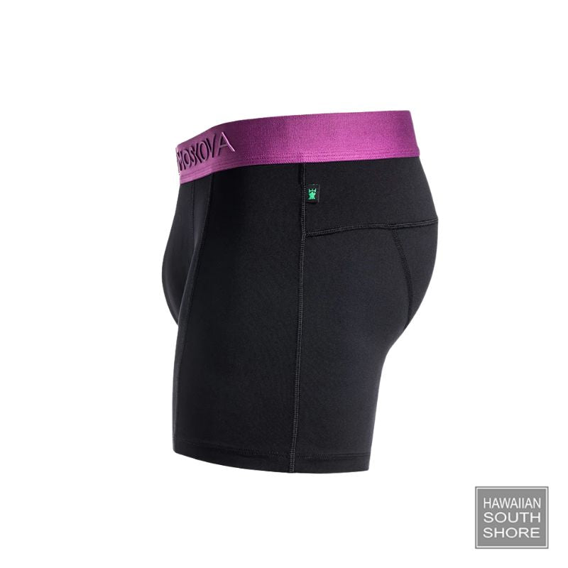 MOSKOVA BOXER M2 Cotton BJJ Dry(Small-XLarge) Black Purple - CLOTHING - [Surfboards Surf Shop and Clothing Boutique Honolulu]