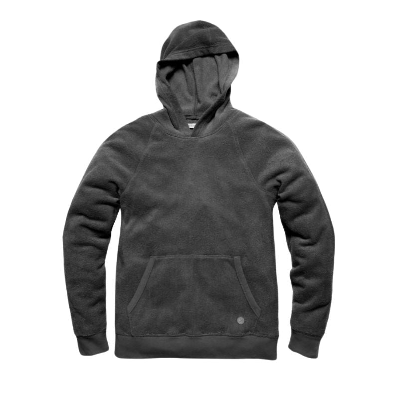 Outerknown Hoodie Hightide Pullover (Small-Medium) Pitch Black - CLOTHING - [Surfboards Surf Shop and Clothing Boutique Honolulu]