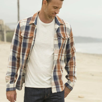 Outerknown SHIRT Juneau Plaid XXLarge - CLOTHING - [Surfboards Surf Shop and Clothing Boutique Honolulu]