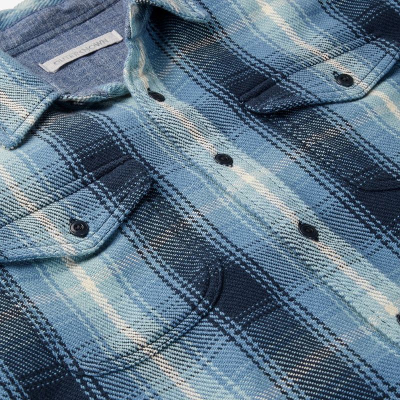 Outerknown SHIRT (Small-XXLarge) Puget Plaid - CLOTHING - [Surfboards Surf Shop and Clothing Boutique Honolulu]