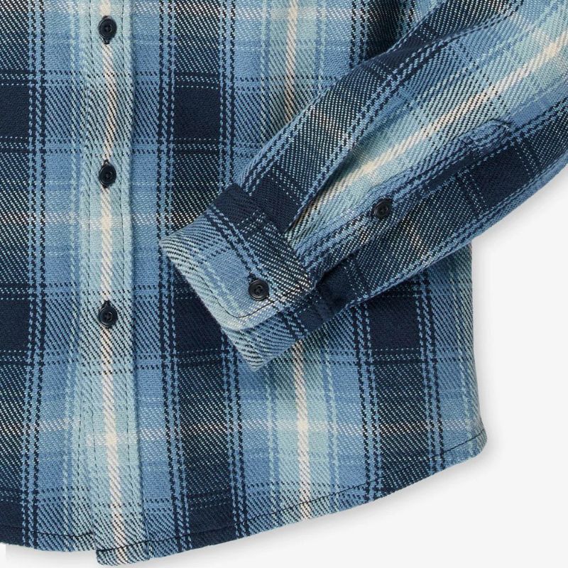 Outerknown SHIRT (Small-XXLarge) Puget Plaid - CLOTHING - [Surfboards Surf Shop and Clothing Boutique Honolulu]