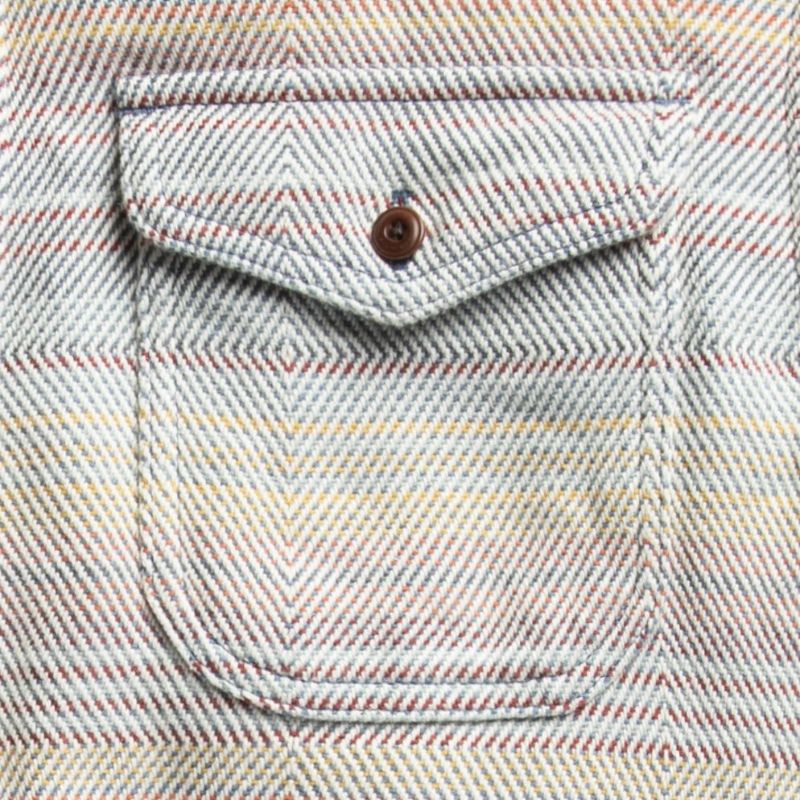 Outerknown SHIRT (Small-XLarge) Sunrise Mojave Stripe - CLOTHING - [Surfboards Surf Shop and Clothing Boutique Honolulu]