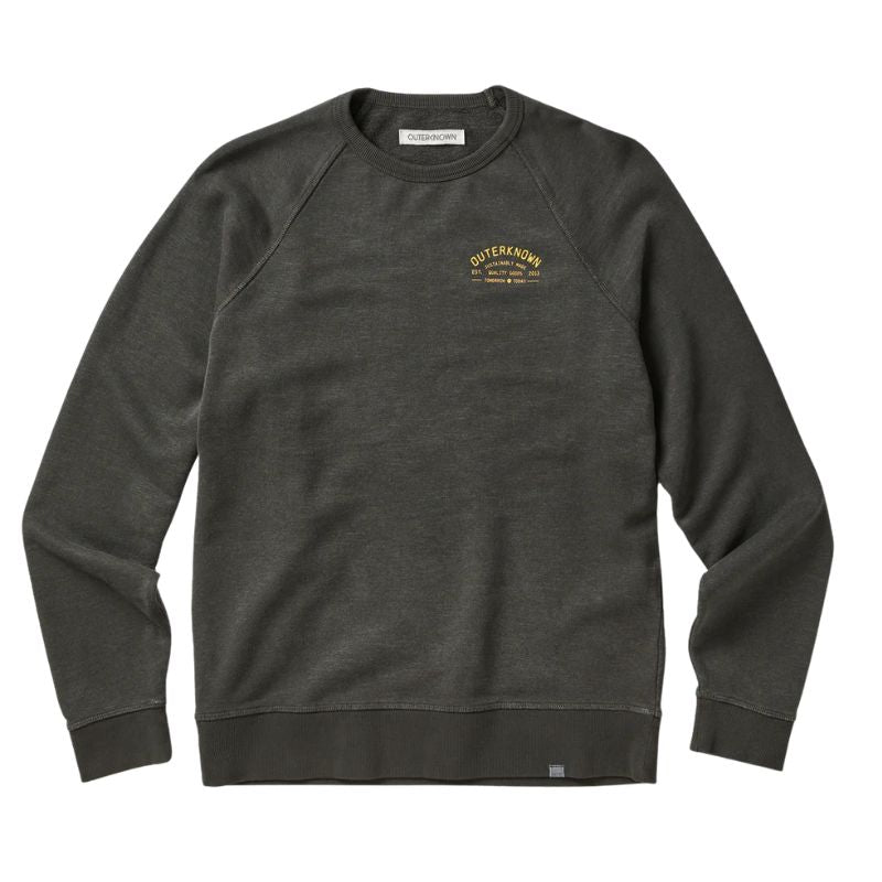 Outerknown Sweater Industrial (XSmall-XXLarge) Faded Black - CLOTHING - [Surfboards Surf Shop and Clothing Boutique Honolulu]