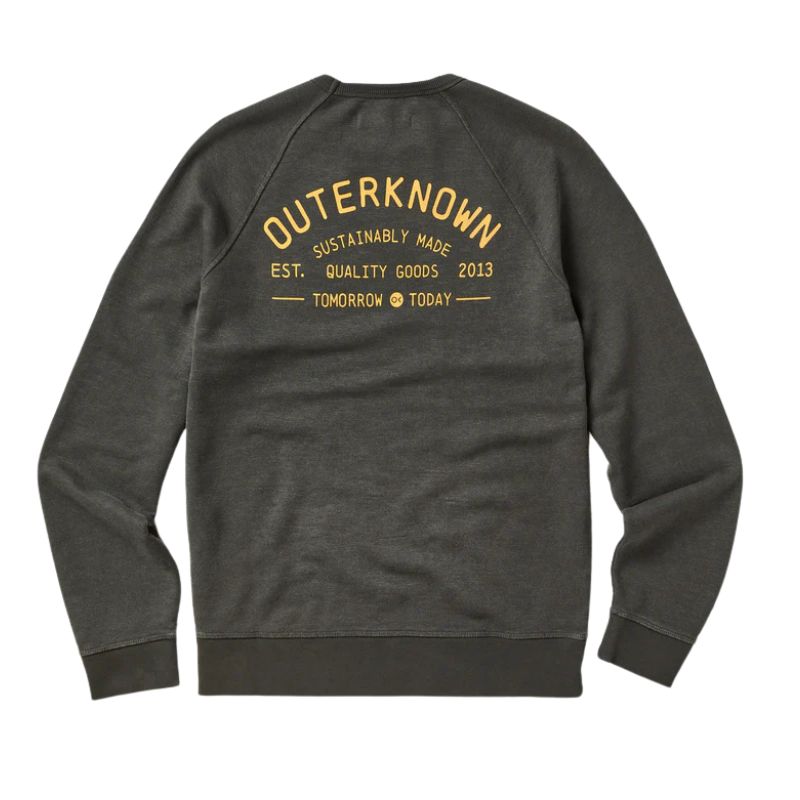 Outerknown Sweater Industrial (XSmall-XXLarge) Faded Black - CLOTHING - [Surfboards Surf Shop and Clothing Boutique Honolulu]