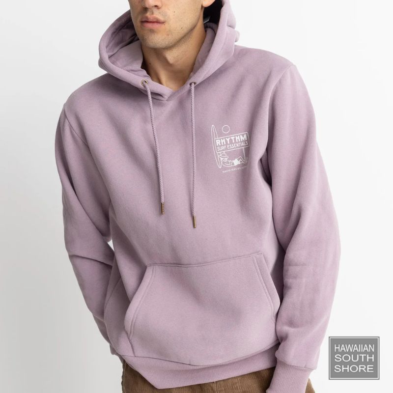 RHYTHM Hood Fleece Lull (XSmall-Small) Taro -  - [Surfboards Surf Shop and Clothing Boutique Honolulu]