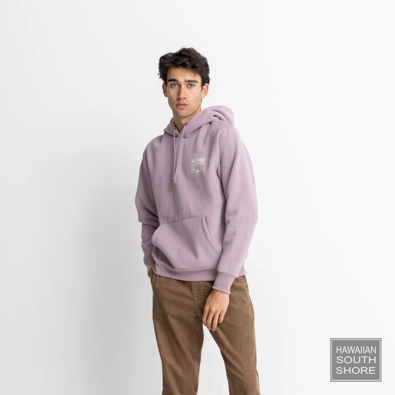 RHYTHM Hood Fleece Lull (XSmall-Small) Taro -  - [Surfboards Surf Shop and Clothing Boutique Honolulu]