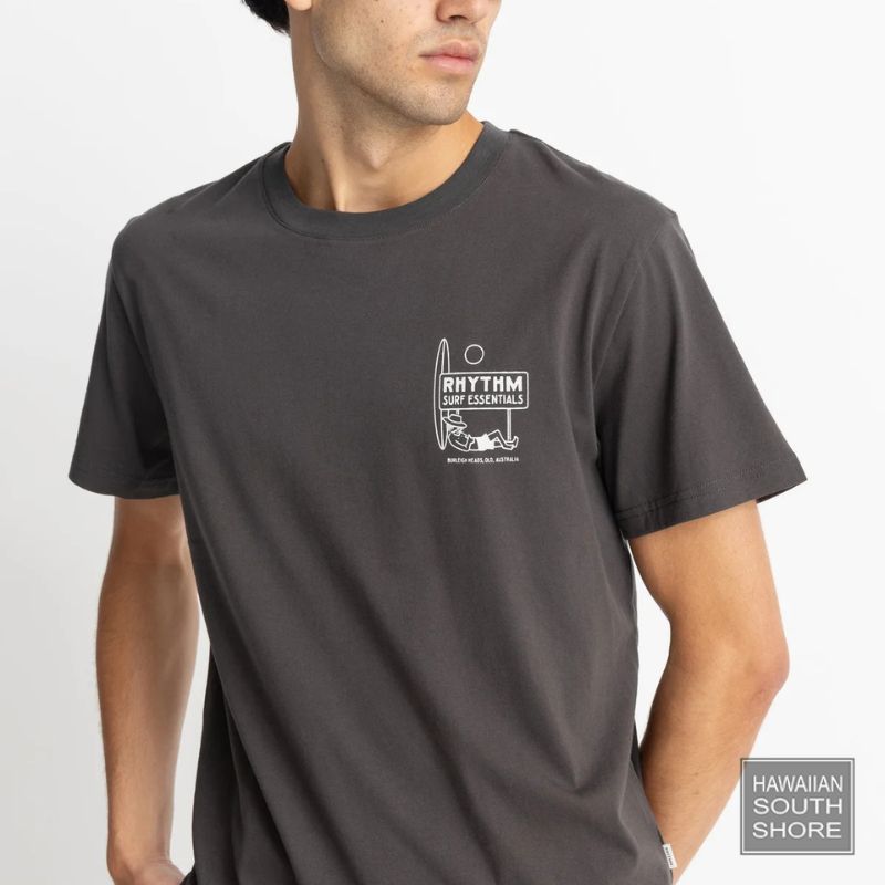 RHYTHM T-Shirt Lull (Small - XLarge) Black - CLOTHING - [Surfboards Surf Shop and Clothing Boutique Honolulu]