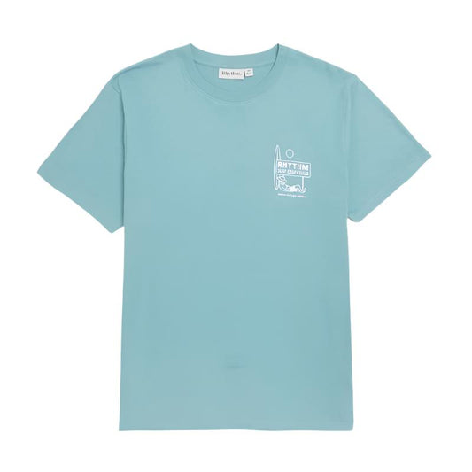 RHYTHM T-Shirt Lull (XSmall - Small) Mineral Blue - CLOTHING - [Surfboards Surf Shop and Clothing Boutique Honolulu]