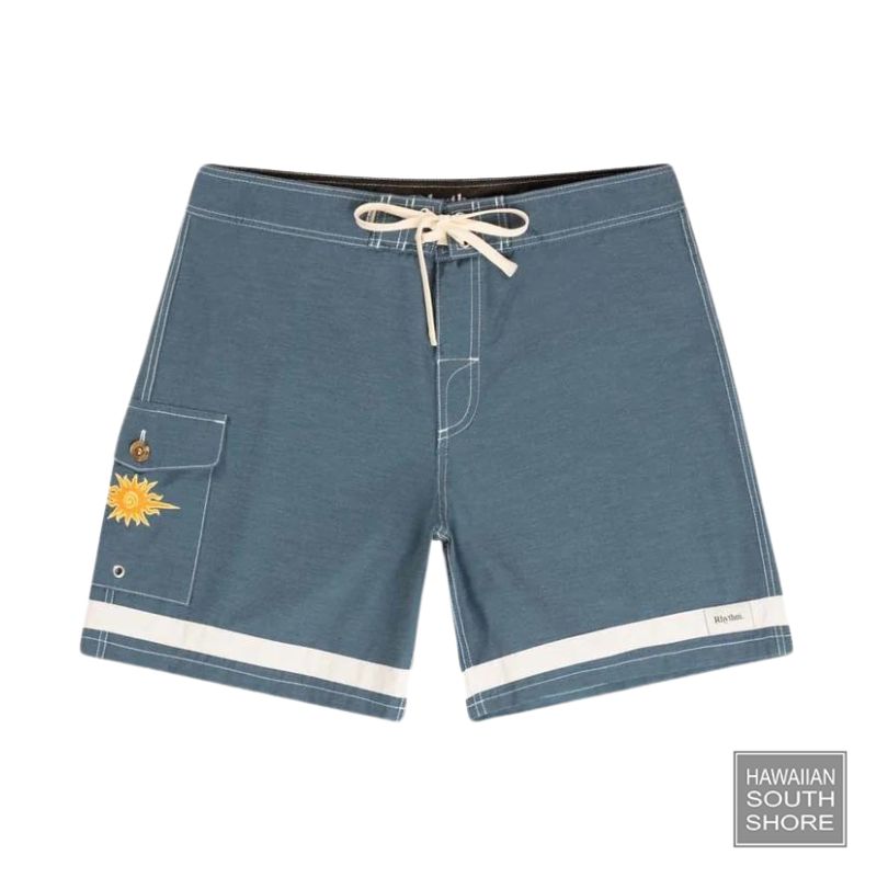 RHYTHM Boardshort Signature Stripe (28-36) Navy -  - [Surfboards Surf Shop and Clothing Boutique Honolulu]