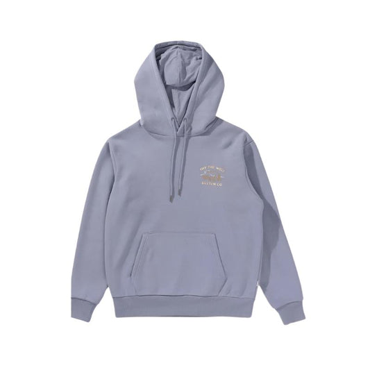 RHYTHM HOOD FLEECE WORN PATH SEA BLUE S -  - [Surfboards Surf Shop and Clothing Boutique Honolulu]