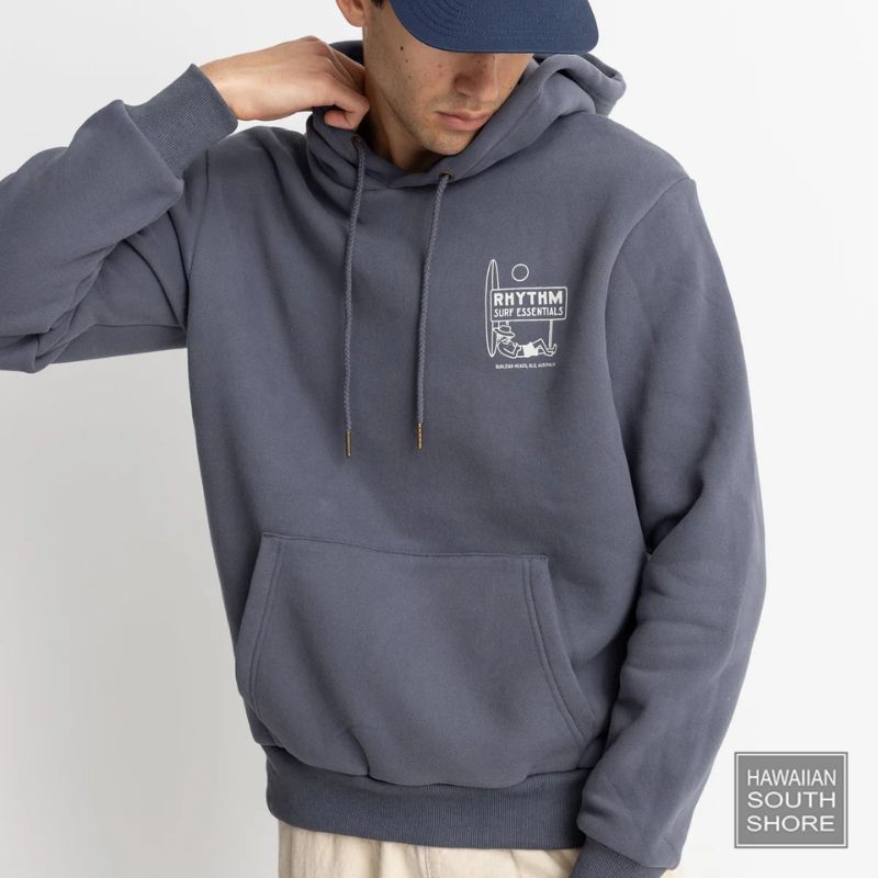 RHYTHM Hood Fleece Lull (Small-Medium) Navy -  - [Surfboards Surf Shop and Clothing Boutique Honolulu]