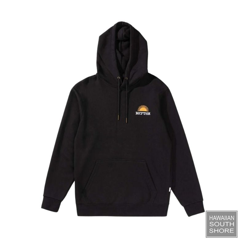 RHYTHM Hood Fleece Awake (Small-Large) Black -  - [Surfboards Surf Shop and Clothing Boutique Honolulu]