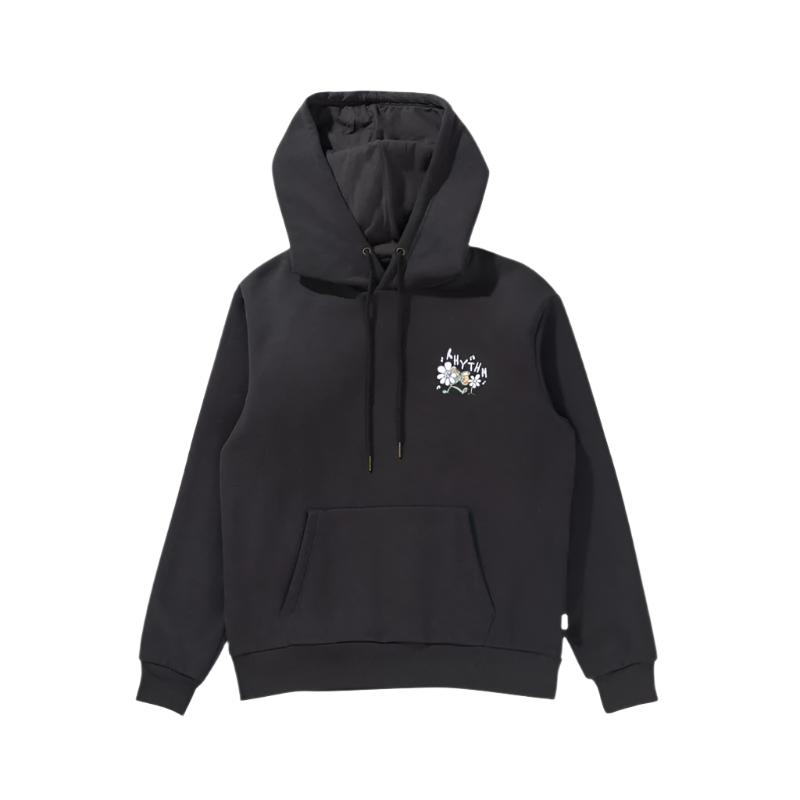 RHYTHM Hood Fleece Natural Harmony (Medium-XLarge) Black -  - [Surfboards Surf Shop and Clothing Boutique Honolulu]