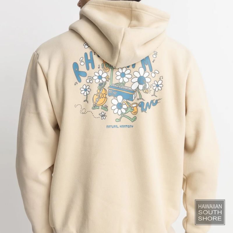 RHYTHM Hood Fleece Natural Harmony (Small-Large) Sand -  - [Surfboards Surf Shop and Clothing Boutique Honolulu]