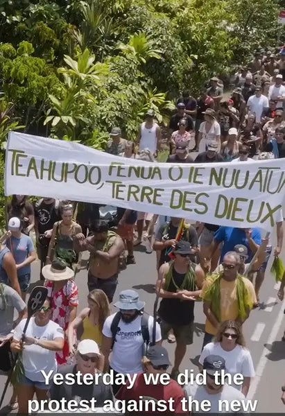 Teahupoo's Protest